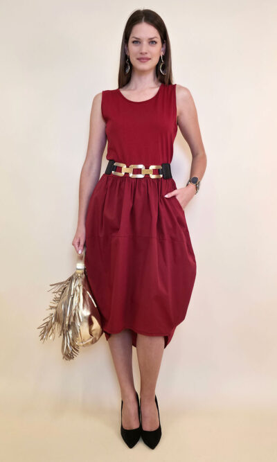 Haljina 40 Ripley - cotton UN - india red