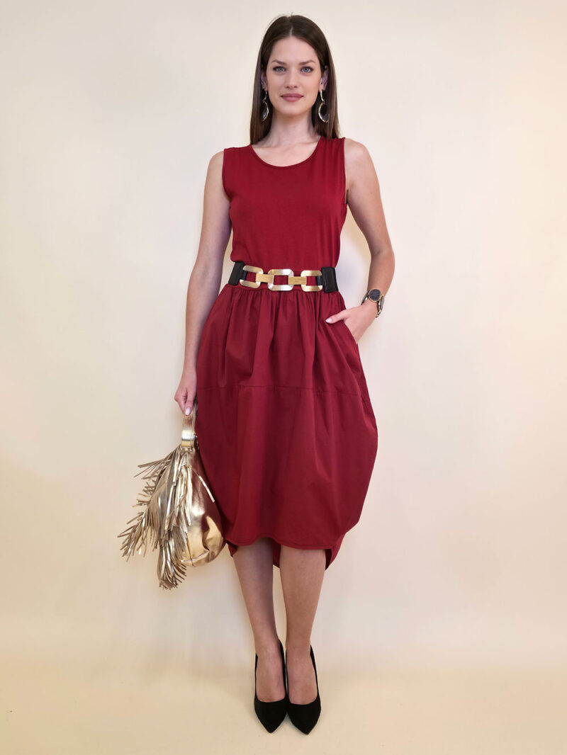 Haljina 40 Ripley - cotton UN - india red