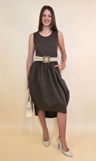 Haljina 40 Ripley - cotton UN - brown