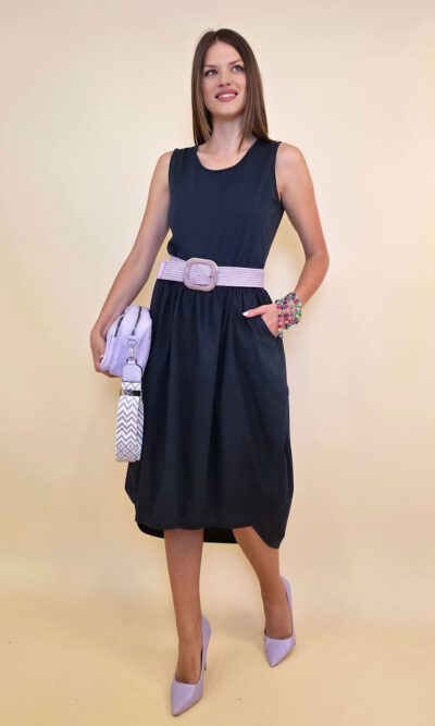 Haljina 40 Ripley - cotton UN - navy