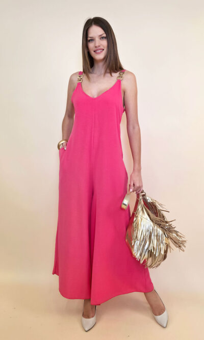 Overall 36 Gonzales - tesutto UN - neon pink