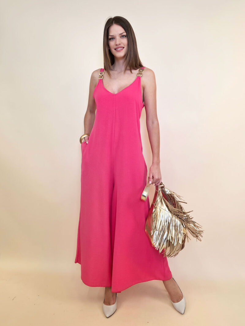 Overall 36 Gonzales - tesutto UN - neon pink