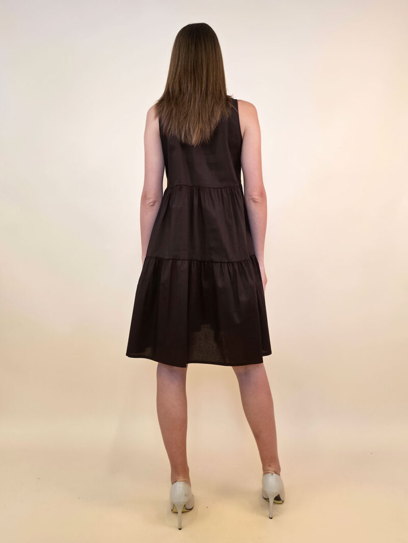Haljina 36 Santa Fe - cotton poplin UN - brown