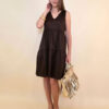 Haljina 36 Santa Fe - cotton poplin UN - brown