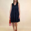 Haljina 36 Santa Fe - cotton poplin UN - navy