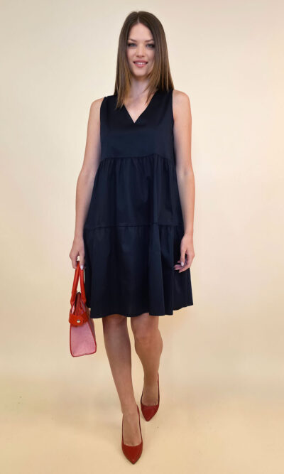 Haljina 36 Santa Fe - cotton poplin UN - navy
