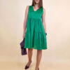 Haljina 36 Santa Fe - cotton poplin UN - green