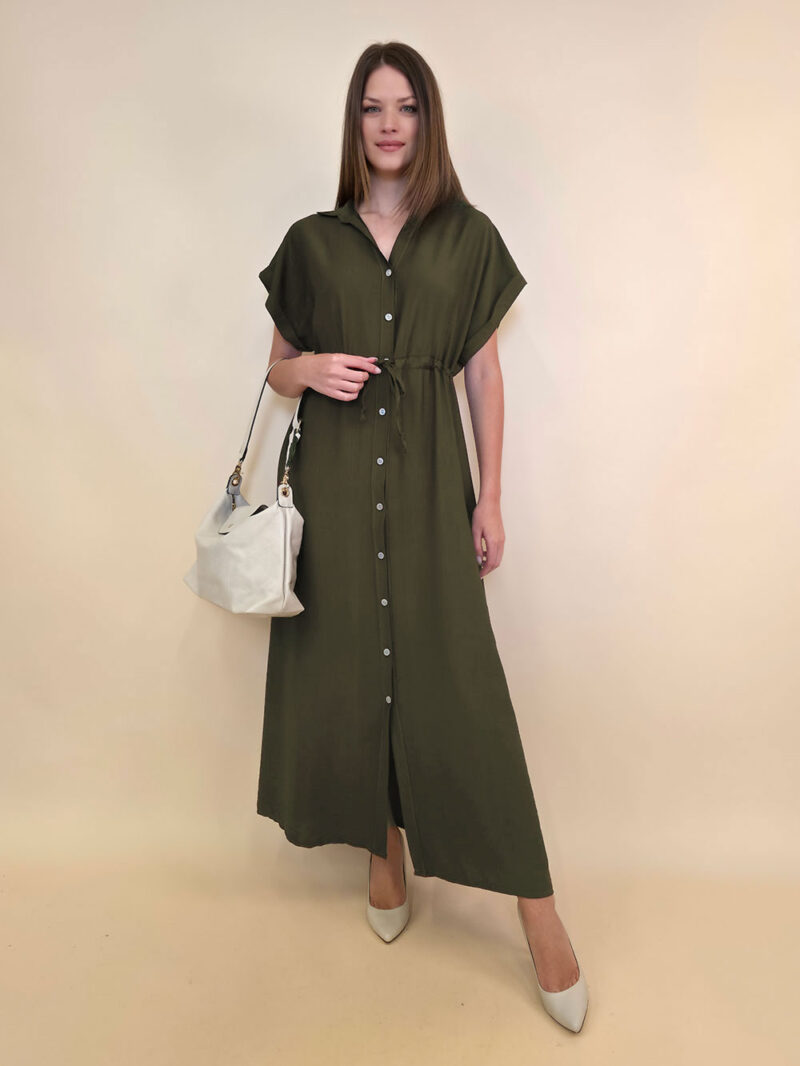Haljina 40 Roberta - viscose UN - military