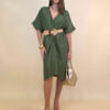Haljina 44 Olinda - viscose UN - military