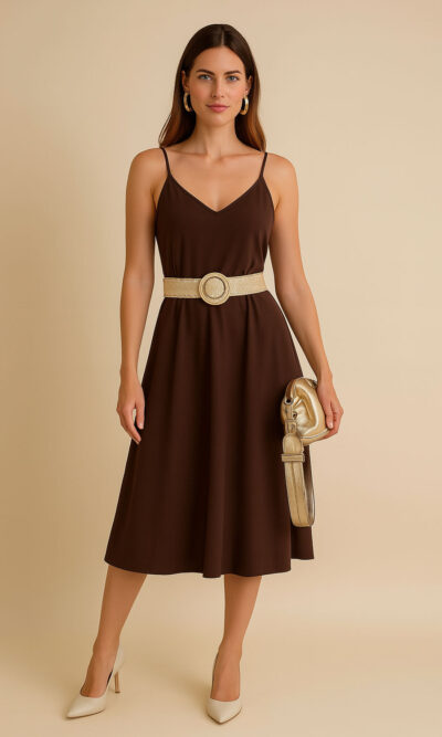 Haljina 48 Goldona - d.brown
