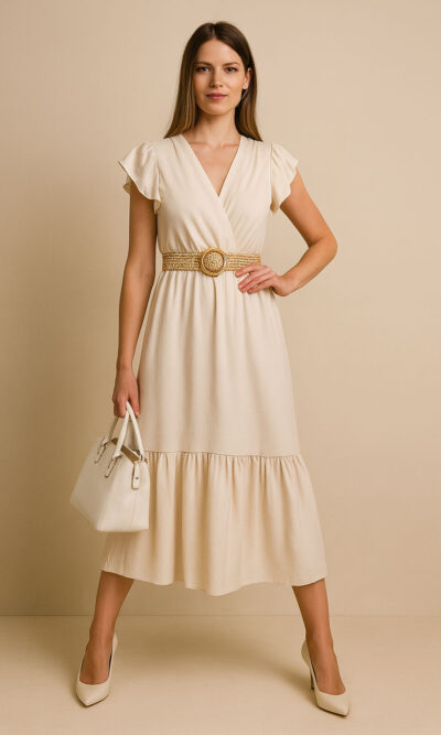 Haljina+remen 46 Aberdeen - beige