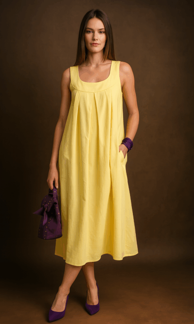 Haljina 44 Georgia - yellow