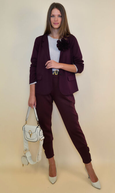 Sako+cvijet 52 Cortland - jersey UN - burgundy