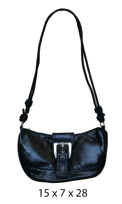 Torba 20 - belt buckle shiny - black