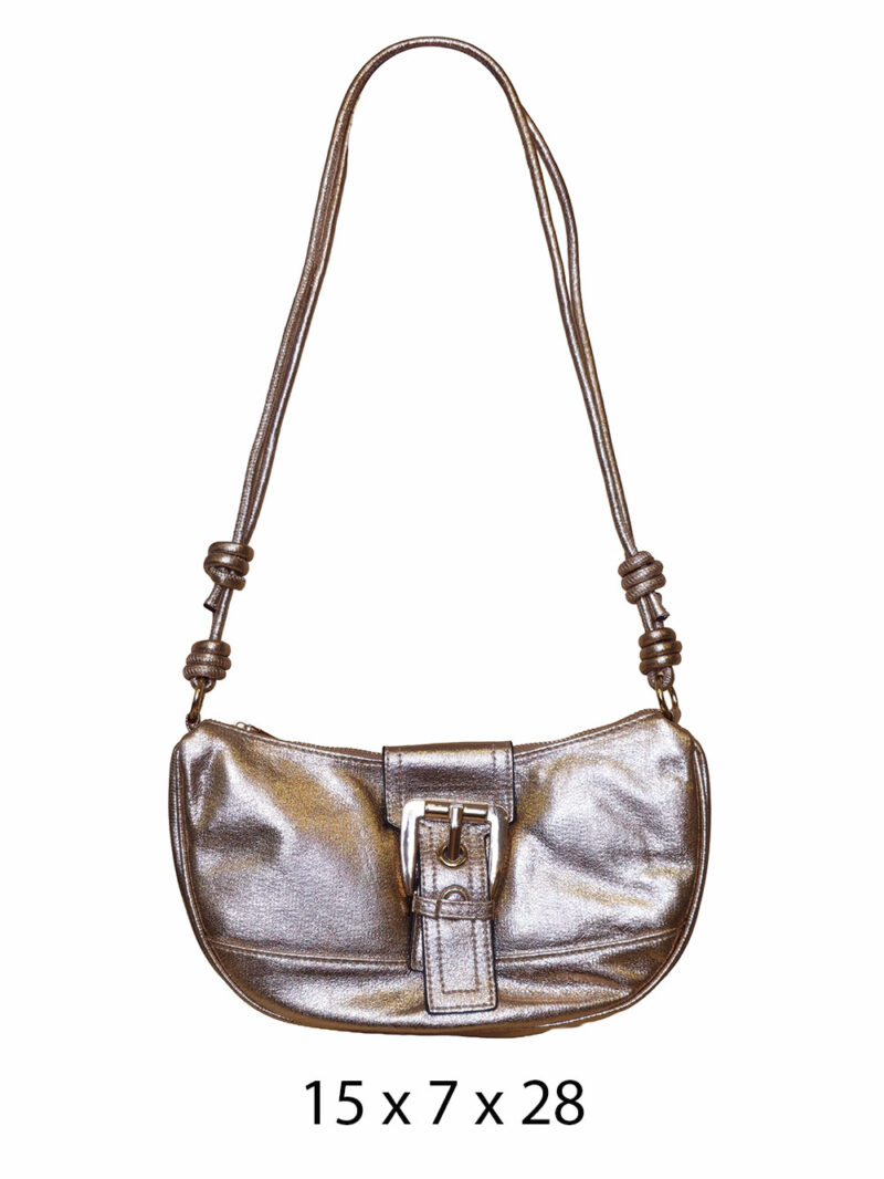 Torba 20 - belt buckle shiny - rose gold