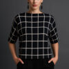 Pulover 40 Avon - plt - karo black