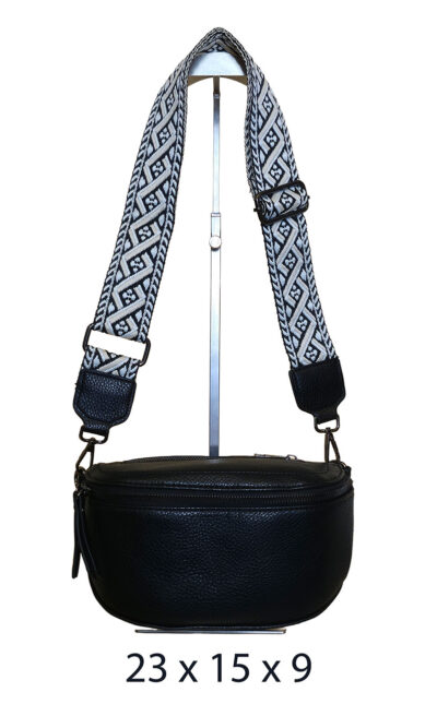 Torba 18 - crossbody winter - black
