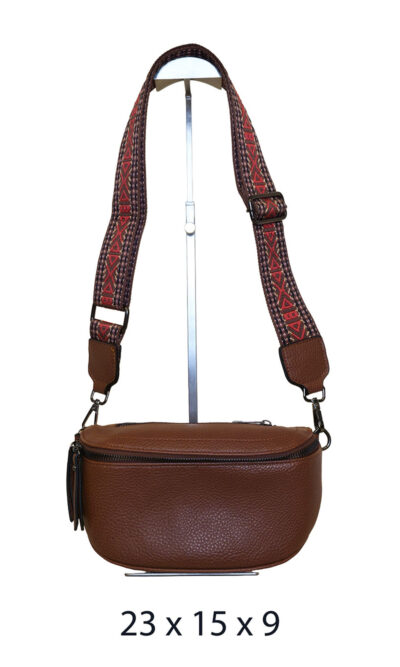 Torba 18 - crossbody winter - d.brown