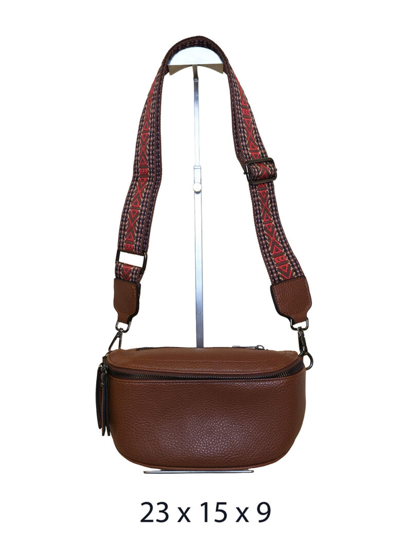 Torba 18 - crossbody winter - d.brown