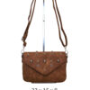 Torba 34 - pismo suede nitne - brown