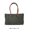 Torba 36 - big classic suede - military