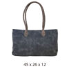 Torba 36 - big classic suede - grey