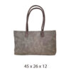 Torba 36 - big classic suede - khaki