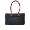 Torba 36 - big classic suede - black/red