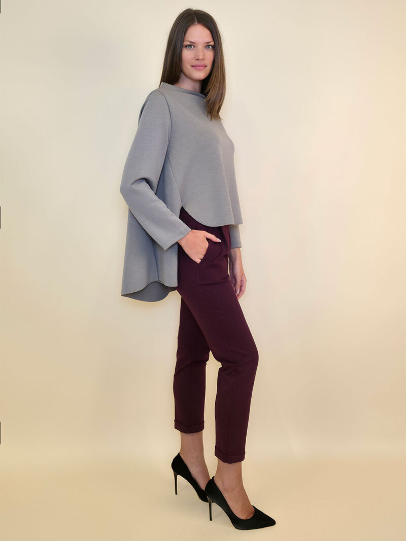 Tunika 40 Mabel - viscose jersey UN - fango