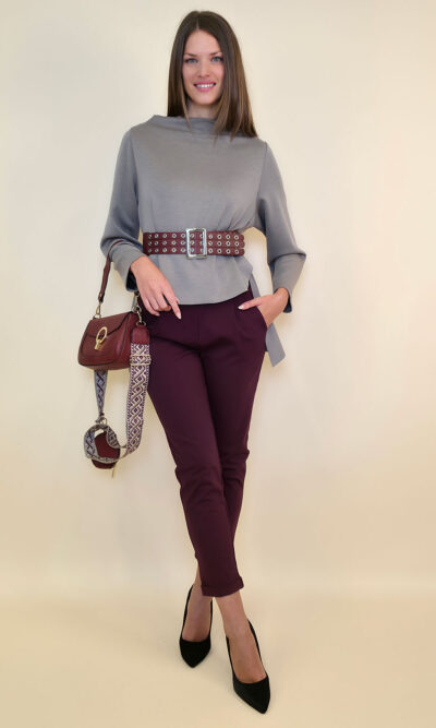 Tunika 40 Mabel - viscose jersey UN - fango
