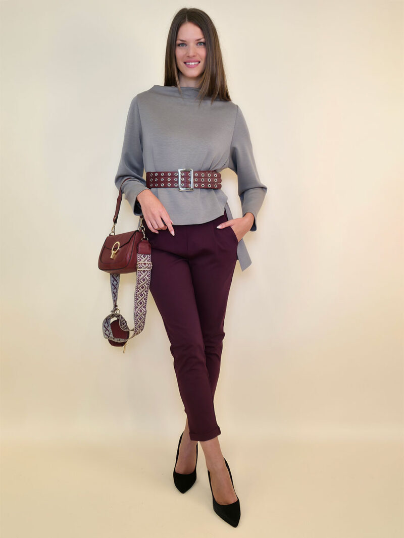 Tunika 40 Mabel - viscose jersey UN - fango