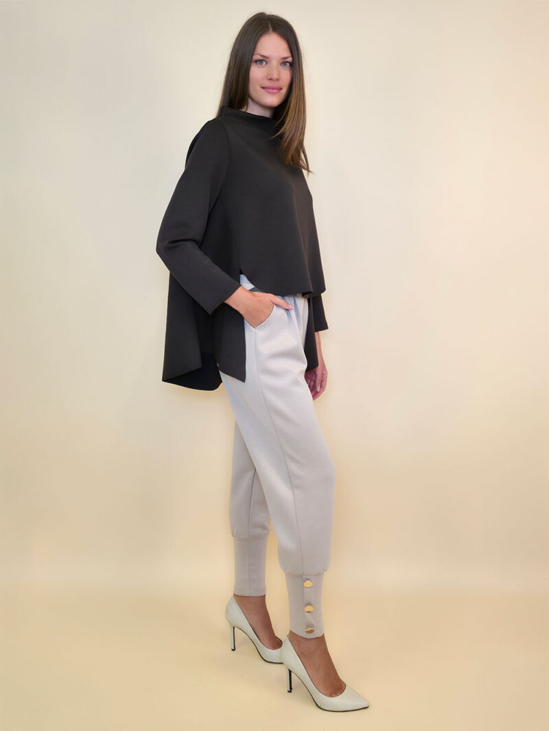 Tunika 40 Mabel - viscose jersey UN - brown