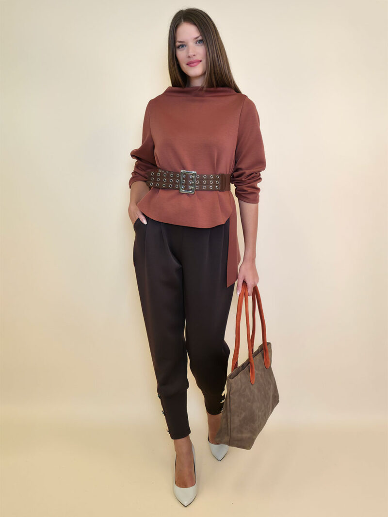 Tunika 40 Mabel - viscose jersey UN - coccio