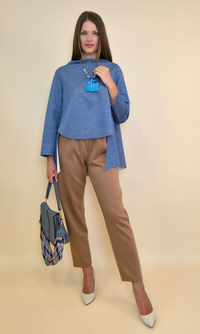 Tunika 40 Mabel - viscose jersey UN - jeans