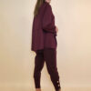 Tunika 40 Mabel - viscose jersey UN - burgundy