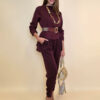 Tunika 40 Mabel - viscose jersey UN - burgundy