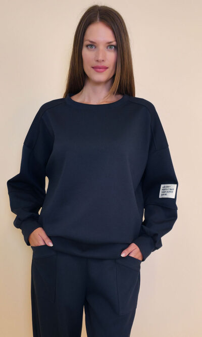 Majica 36 Quincy - jersey UN - navy