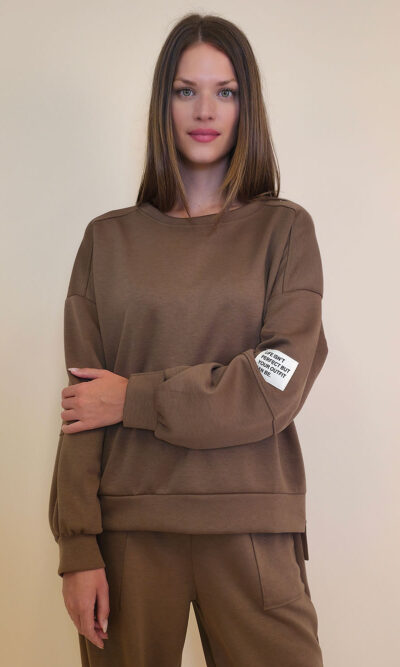Majica 36 Quincy - jersey UN - camel