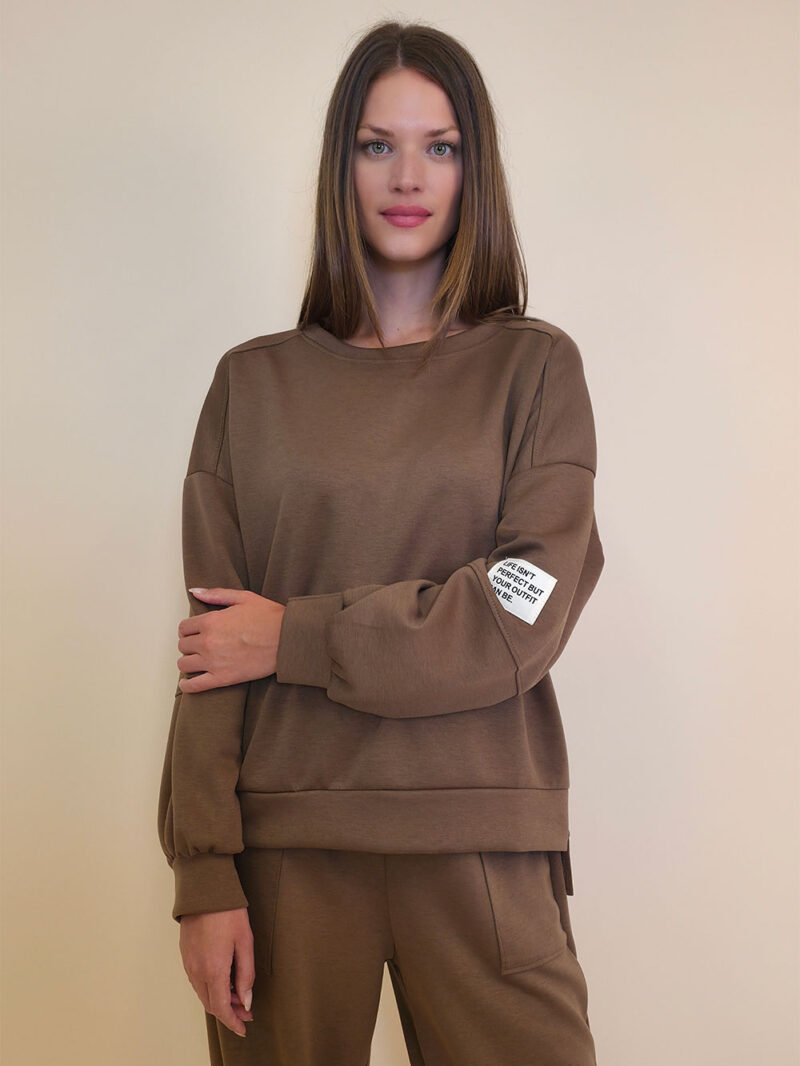 Majica 36 Quincy - jersey UN - camel