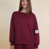 Majica 36 Quincy - jersey UN - burgundy