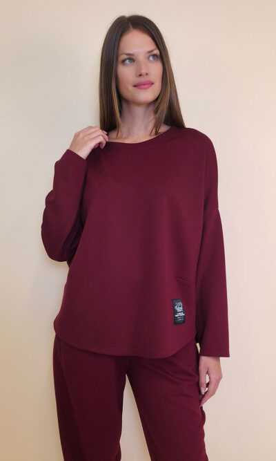 Majica 36 Ozzona - jersey UN - burgundy