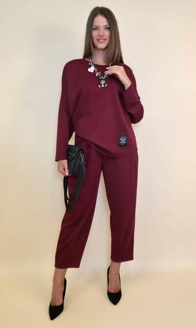 Majica 36 Ozzona - jersey UN - burgundy