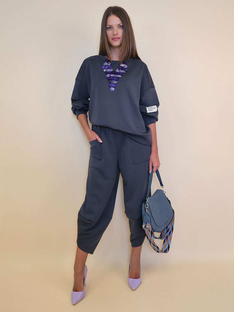 Majica 36 Quincy - jersey UN - grey