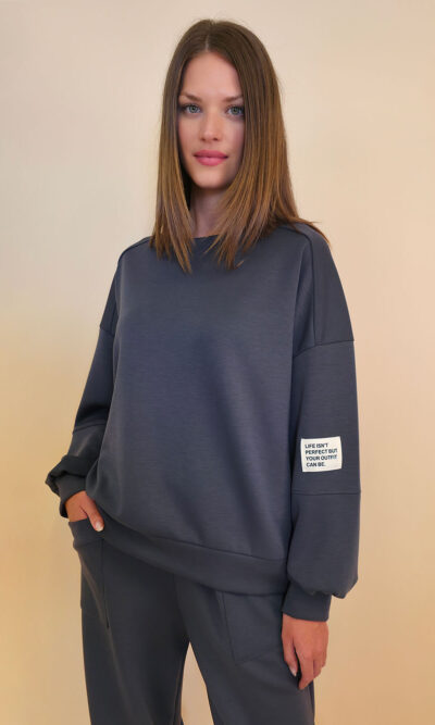 Majica 36 Quincy - jersey UN - grey