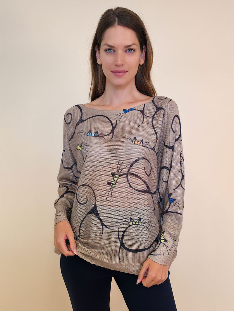 Pulover 28 La Jolla - plt - Slim Cats Camel