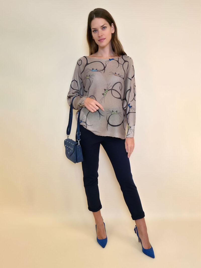 Pulover 28 La Jolla - plt - Slim Cats Camel