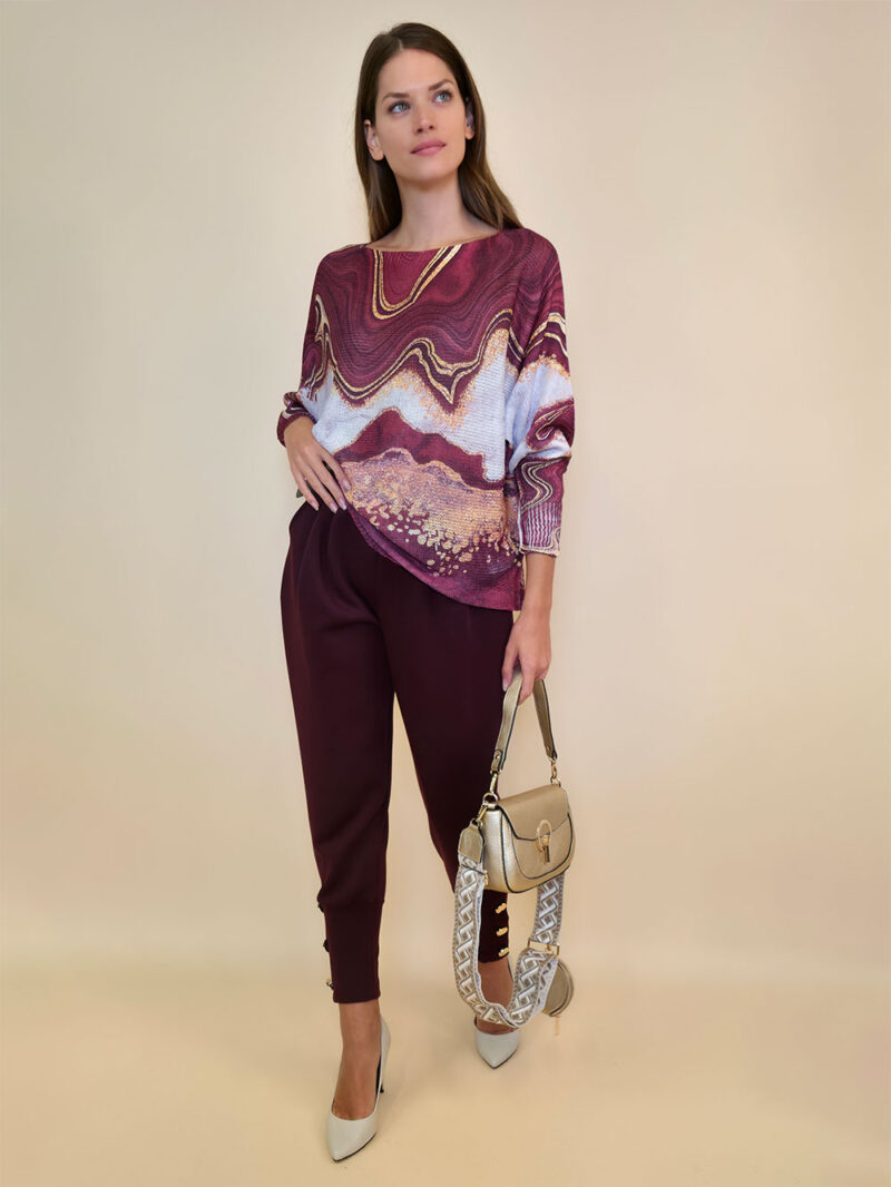 Pulover 28 La Jolla - plt - Ocean Burgundy
