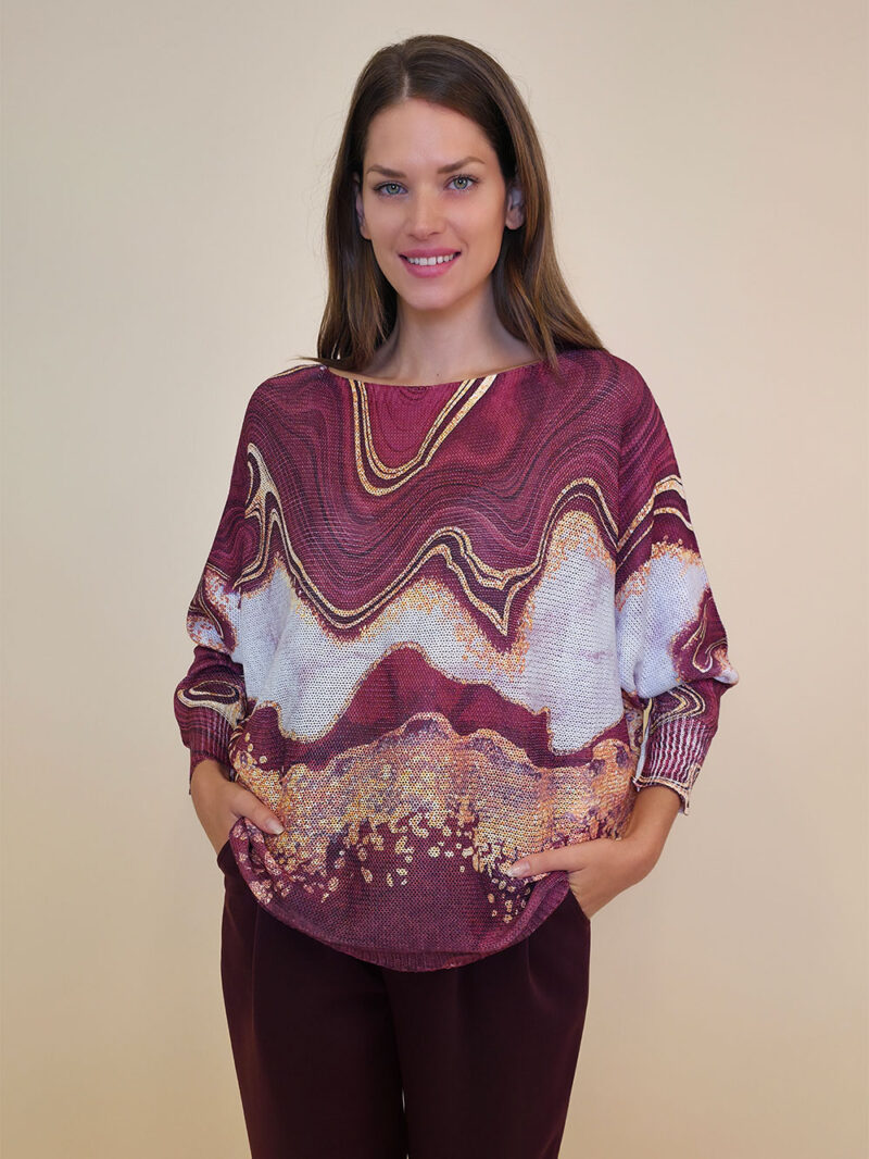 Pulover 28 La Jolla - plt - Ocean Burgundy
