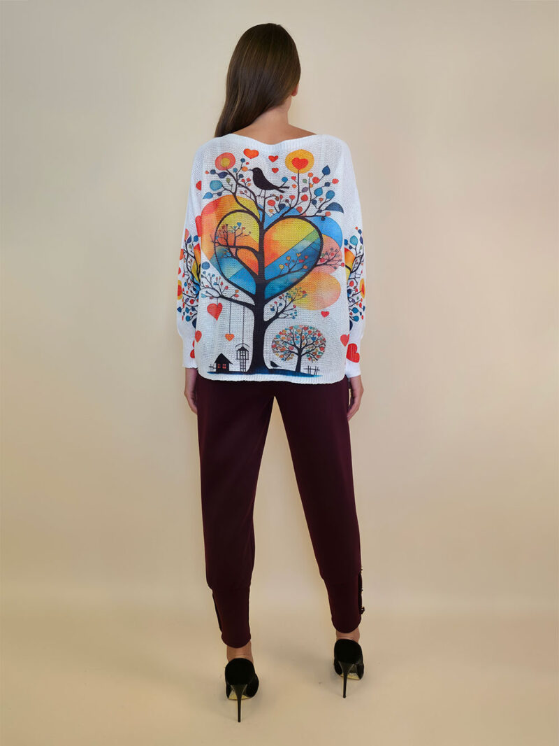 Pulover 28 La Jolla - plt - Heart Tree&Birds
