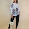 Pulover 28 La Jolla - plt - Bike Cat White